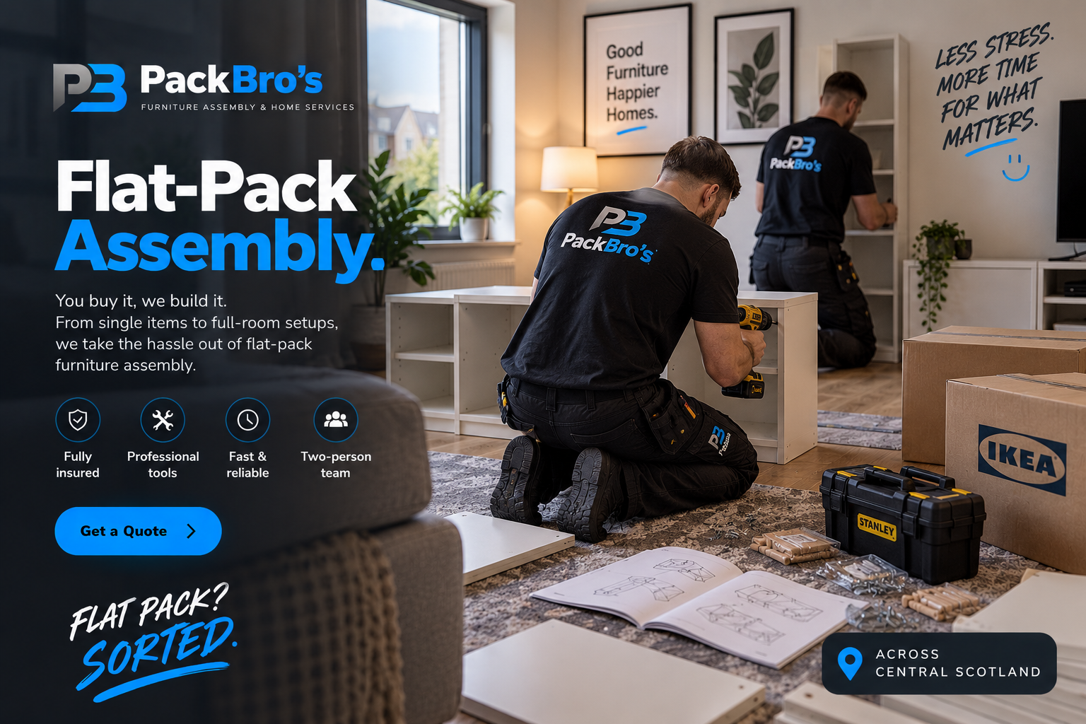 Flat-Pack Assembly in Central Scotland